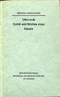 Schneefuss, Österreich. (Umschlag)