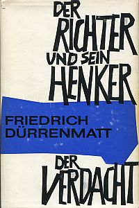 Dürrenmatt, Der Richter und sein Henker. Der Verdacht. (Umschlag)