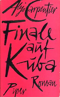 Carpentier, Finale auf Kuba. (Umschlag)