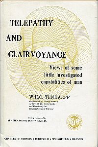 Tenhaeff, Telepathy and clairvoyance. (Umschlag)
