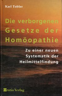 Tobler, Die verborgenen Gesetze der Homöopathie. (Umschlag)