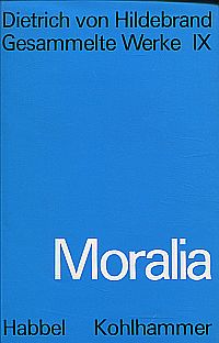 Hildebrand, Moralia. (Umschlag)