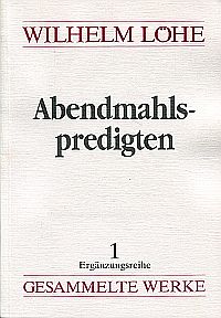 Löhe, Abendmahlspredigten (1866). (Umschlag)