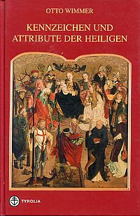 Wimmer, Kennzeichen und Attribute der Heiligen. (Umschlag)
