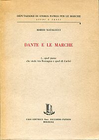 Natalucci, Dante e le Marche. (Umschlag)