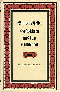 Gfeller, Geschichten aus dem Emmental. (Umschlag)