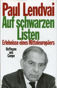Lendvai, Auf schwarzen Listen. (Umschlag)