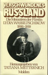 Vasil'cikova, Verschwundenes Rußland. (Umschlag)