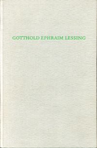 Gotthold Ephraim Lessing. (Umschlag)