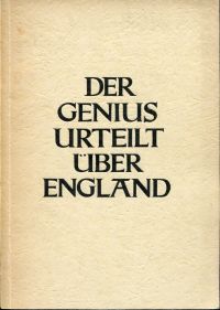 Eckert, Der Genius richtet England. (Umschlag)