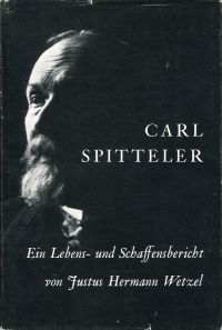 Wetzel, Carl Spitteler. (Umschlag)