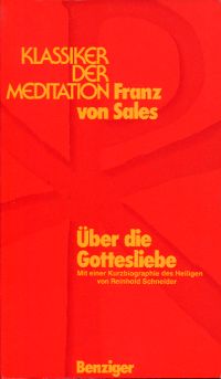 Sales, Über die Gottesliebe. (Umschlag)