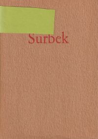 Victor Surbeck. (Umschlag)