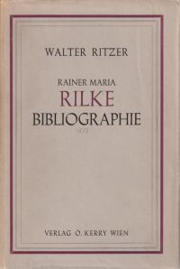 Ritzer, Rainer Maria Rilke. (Umschlag)
