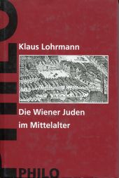Lohrmann, Die Wiener Juden im Mittelalter. (Einband)