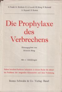 Meng, Die Prophylaxe des Verbrechens. (Umschlag)