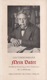 Timmermans, Mein Vater. (Umschlag)