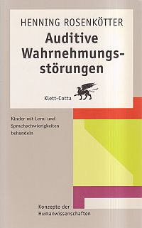 Rosenkötter, Auditive Wahrnehmungsstörungen. (Umschlag)