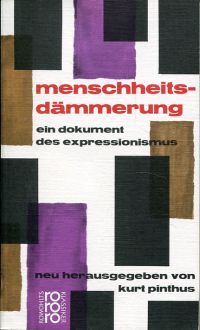 Pinthus, Menschheitsdämmerung. (Umschlag)