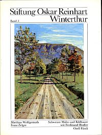 Wohlgemuth, Schweizer Maler und Bildhauer seit Ferdinand Hodler. (Umschlag)