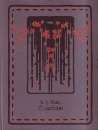 Weber, Demokritos, oder hinterlassene Papiere eines lachenden Philosophen. (Umschlag)