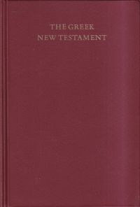 The Greek New Testament. (Umschlag)