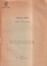 Steinen, Plato in Egypt. (Umschlag)