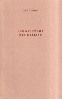 Xenophon: Das Gastmahl des Kallias. (Umschlag)