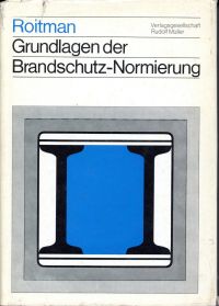 Rojtman, Grundlagen der Brandschutz-Normierung im Bauwesen. (Umschlag)