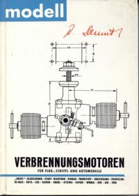 Demuth, Verbrennungsmotoren für Flug-, Schiffs- und Automodelle. (Umschlag)
