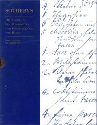 Die Sammlung der Markgrafen und Großherzöge von Baden. (Umschlag)