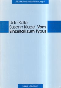 Kelle, Vom Einzelfall zum Typus. (Umschlag)