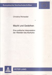 Rohweder, Macht und Gedeihen. (Umschlag)