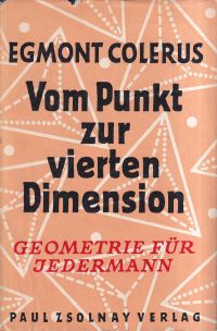 Colerus, Vom Punkt zur vierten Dimension. (Umschlag)